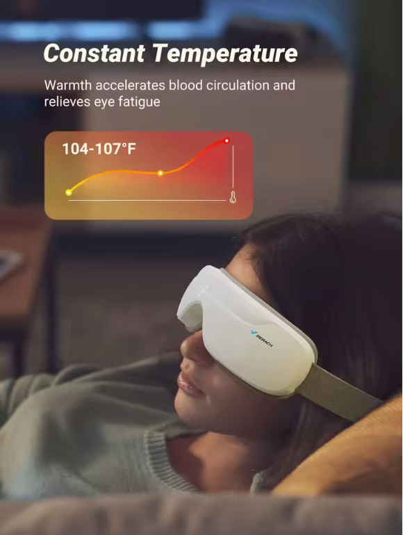 Eye Massager with Heat Compression